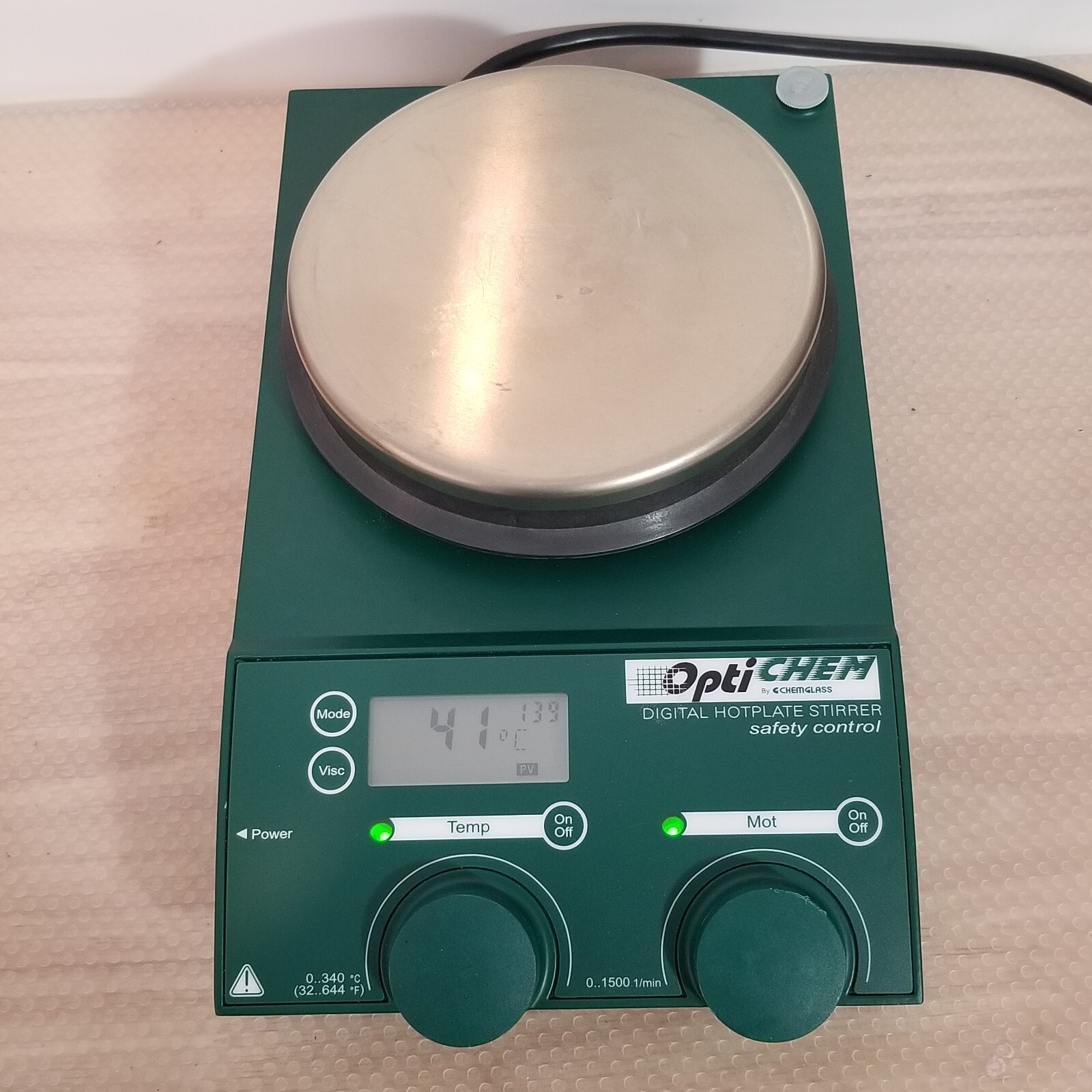 Chemglass / OptiChem Digital Hotplate / Stirrer eBay