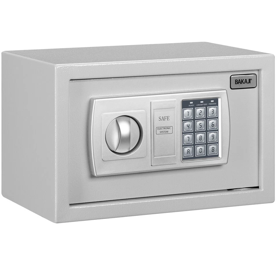 Cassaforte Digitale a Muro Cassetta Sicurezza Elettronica 31x20x20cm Casa Hotel - Immagine 4 di 4