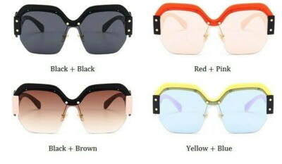 Brand NEW SEXY OVERSIZED SUNGLASSES Amazon.com: YUANLUIGV Wrap Around Oversized Sunglasses for  main image 3