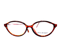 Eyeglass Frame Women Plastic Made in Italy VINTAGE TERRI BROGAN Brown
