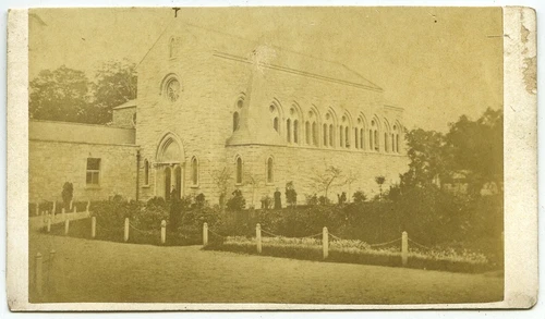 CDV 1869 L. Werner, Dublin. French College Chapel, Blackrock.  Dedication.