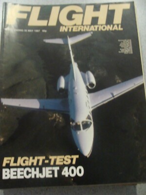 FLIGHT INTERNATIONAL - Flight-Test Beechjet 400 - Paris Show Guide - 30/5/1987