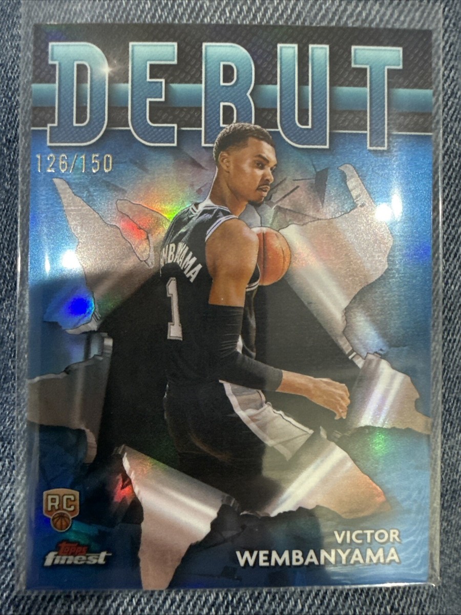 Victor Wembanyama Wemby 2023-24 Topps Finest Debut RC /150 Rookie