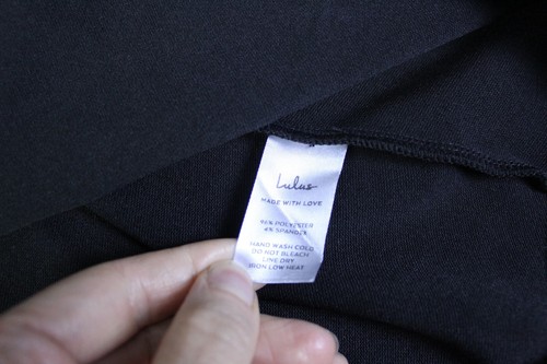 Lulus Dress Women Small Black Zip Stretch Fit and Flare Mini Casual Workwear - Picture 9 of 19
