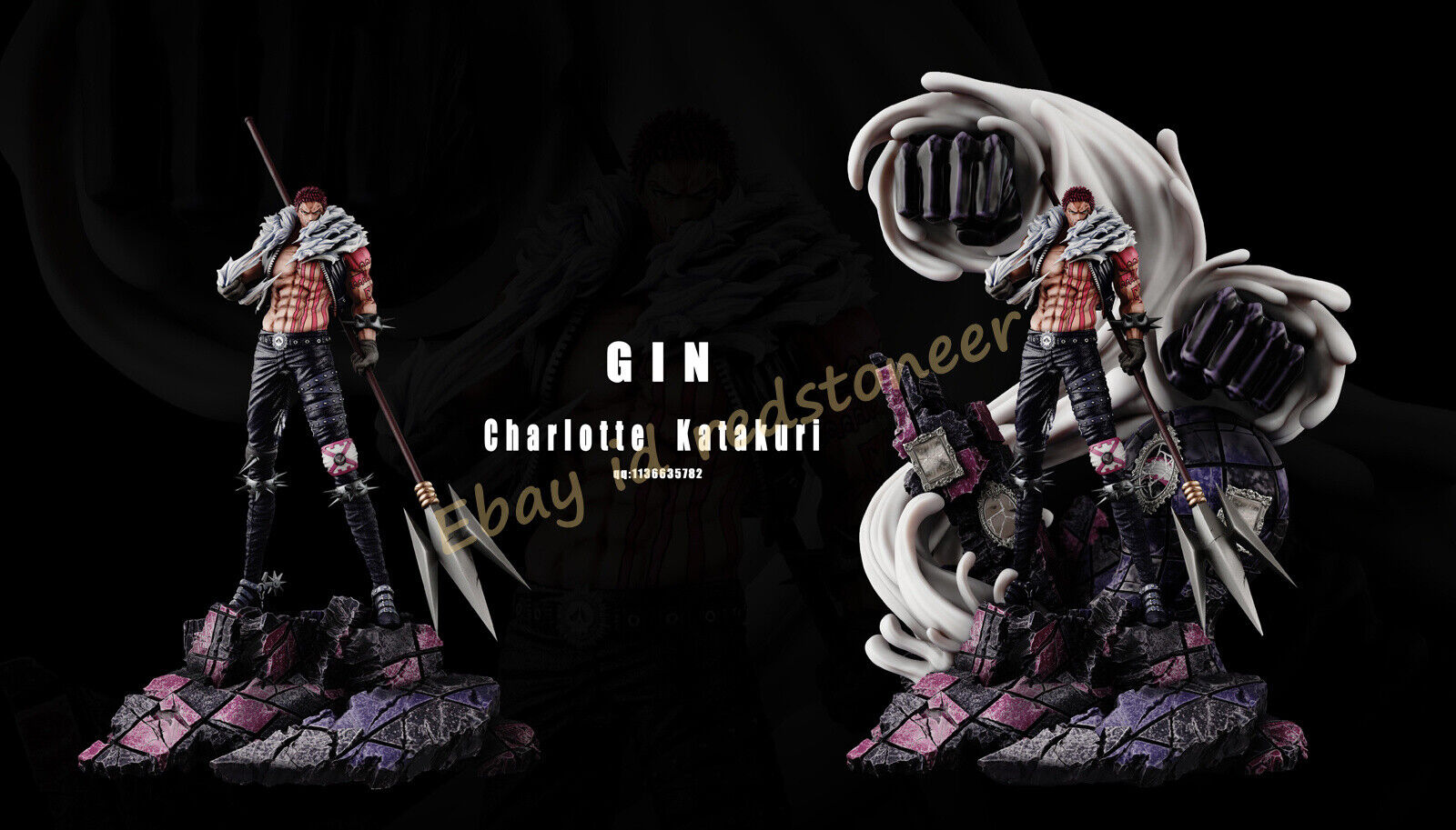 2019 M One piece Model Palace Katakuri GK Resin Statue in stock