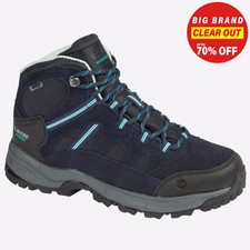 Hi-tec Bandera Womens Waterproof Outdoor Walking Hiking Ankle Boots Navy