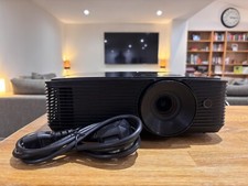 Optoma S334E 3,800 Lumens Home Cinema Projector HDMI VGA 535 Hours Used SVGA