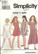VINTAGE SIMPLICITY 8391 GIRLS SIZE 7-10 JUMPSUIT in Three Lengths SEWING PATTERN