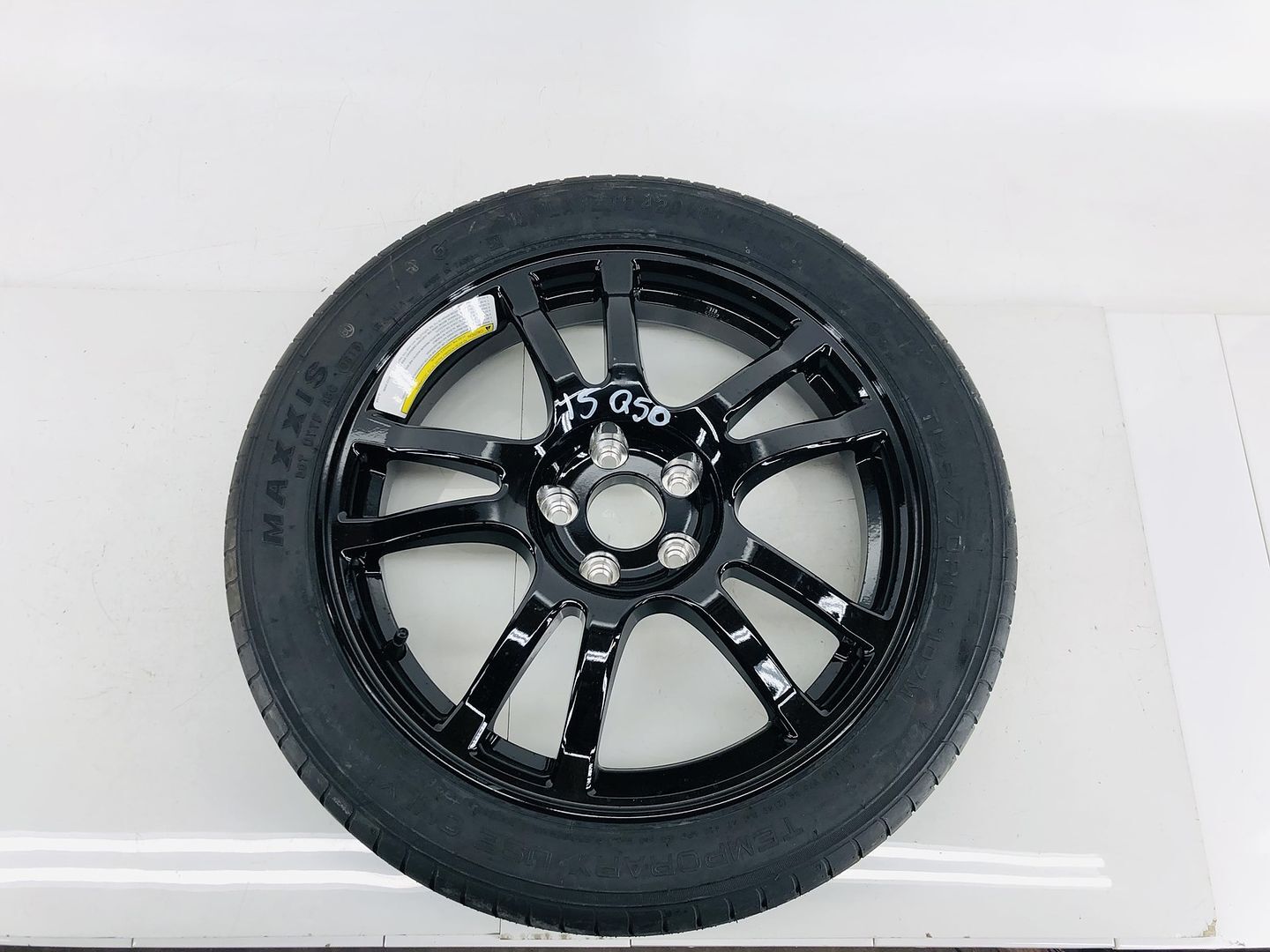 1415 INFINITI Q50 EMERGENCY SPARE WHEEL TIRE 145/70 R18 107M MAXXIS