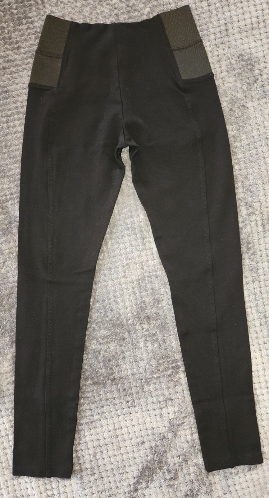 Shinestar Leggings Women's Size Small Stretch Compression Waist Black 29" L