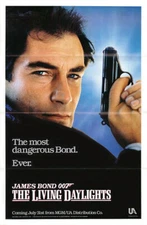 The Living Daylights (1987) Movie Poster Adv., Original, SS, Unused, NM, Folded