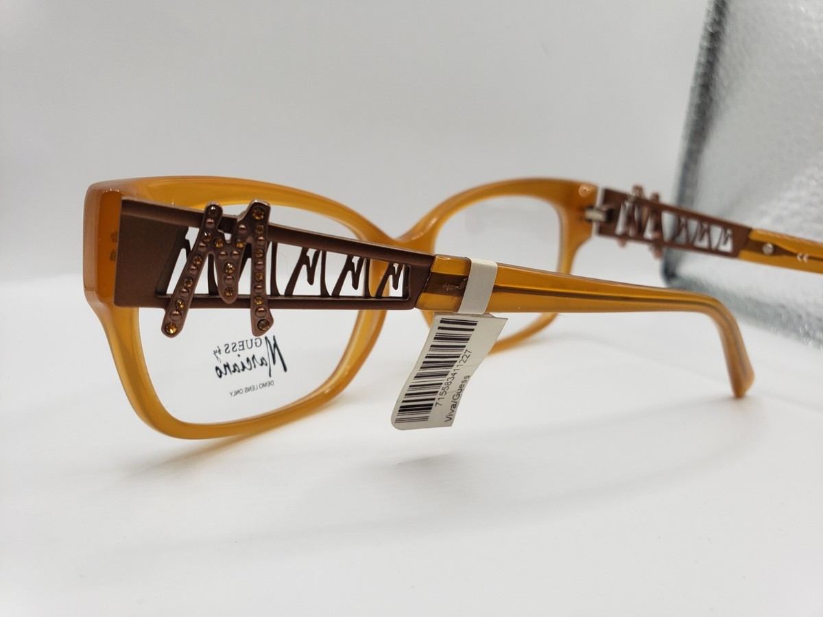 Guess by Marciano Eyeglasses GM137 Amber 52- 16 -135 Frames  display picture 3