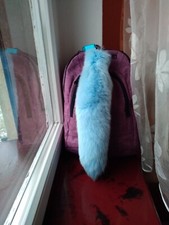 Fur keychain Fox keychain tail Eco friendly tails Keychain of real fox tail Gift
