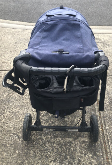 Baby Pram City Mini GT By Baby Jogger Denim Blue Pre Owned Excellent Condition ZN10180