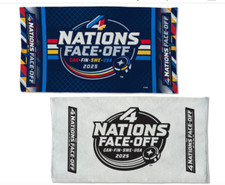 NHL Hockey 2025 4 Nations Face Off Locker Room TOURNAMENT Hockey Towel