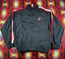 Vintage 1990s NBA Logo Athletic Miami Heat Zip-Up Wind Breaker Size XL Youth