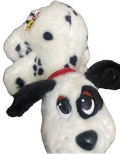 Vintage 1985 Large Tonka POUND PUPPIES Retro Puppy Dog Toy - White with Spots