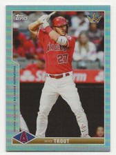 2022 Topps x Bobby Witt Jr. Crown Collection MIKE TROUT Light Blue Foil /150 #43