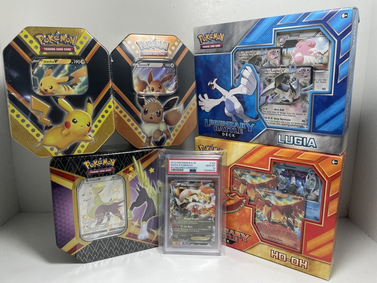 2012 Pokemon Black & White Boundaries Crossed 103 White Kyurem EX