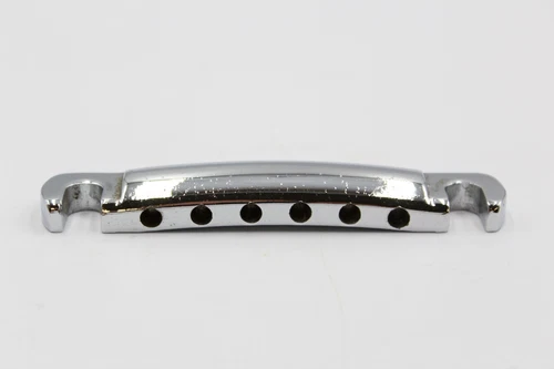1980s Vintage Epiphone for Gibson Les Paul Stop Tailpiece Chrome