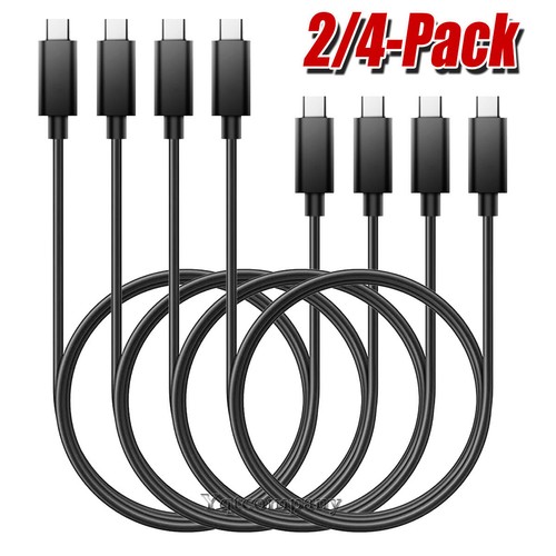 3FT/6FT USB C To USB C Cable Type C Rapid & Fast Charger Charging Cord Male - 第 1/19 張圖片