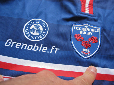 Maillot Kombat Home FC Grenoble Rugby 22/23 Bleu Enfant | France