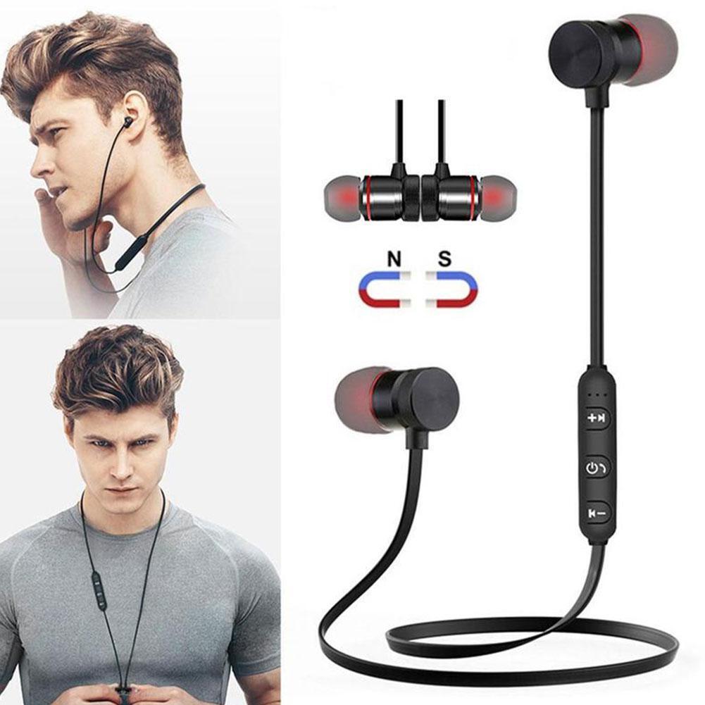 Magnetic In-Ear Headphones Bluetooth Stereo Headset Wireless Earbuds U ~