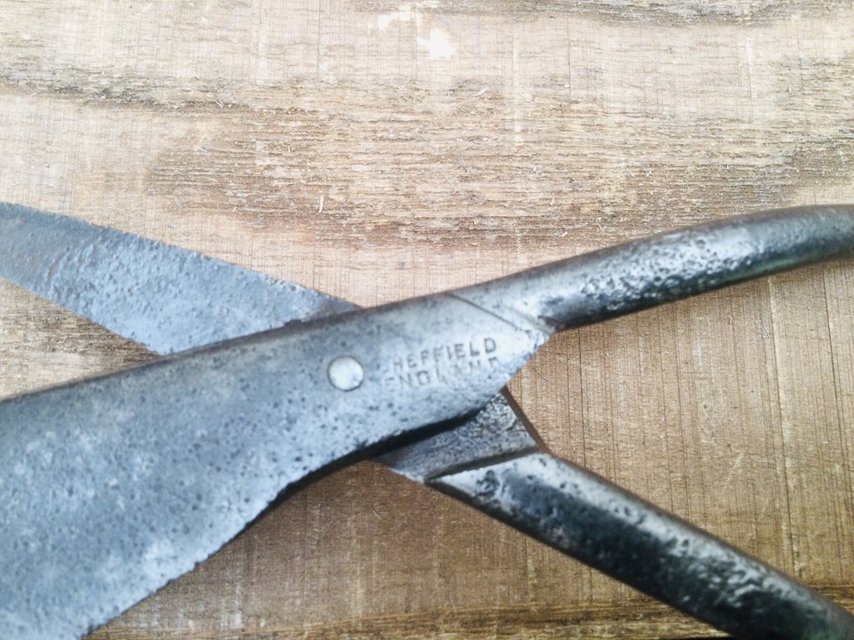 Vintage Thomas Turner & Co Sheffield Candle Wick Scissors eBay