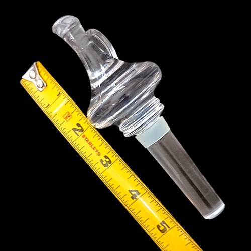 MIKASA Porto Crystal Wine Bottle Stopper Cork Plug Jug Shaped Classic Elegant - Picture 2 of 10