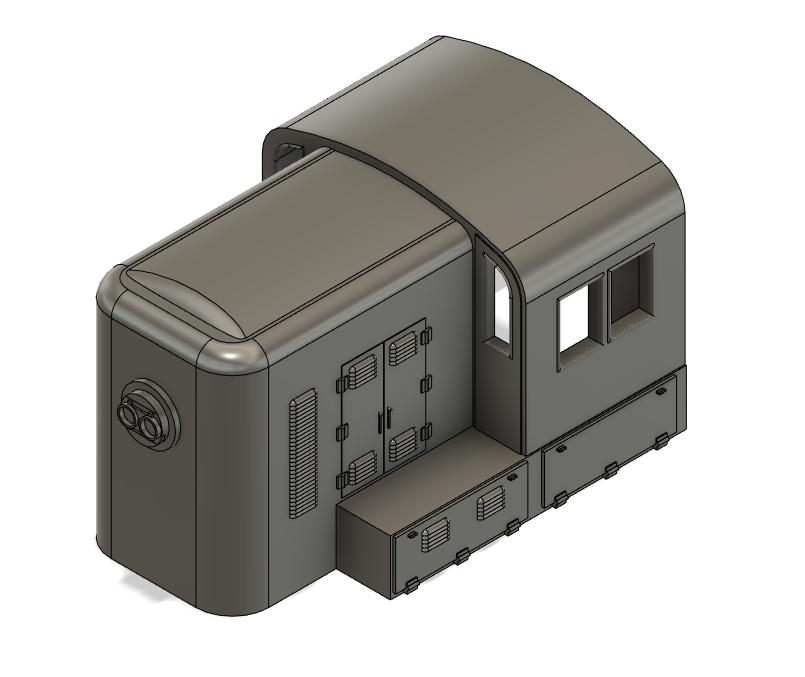 N Scale Train Parts RS3 Hammerhead WM Headlight (Horizontal) Cab eBay