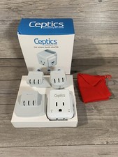 PAK-ME Israel Travel Adapter Set Type C, G, H - USB  USB-C Ports  2 US Outlets