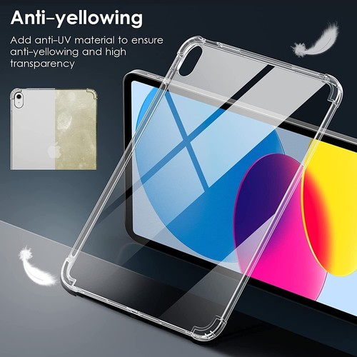 Für iPad A16 Air11 Air13 2025 Stoßfest Bumper Klar Case Hülle mit Stiftfach - Bild 5 von 17