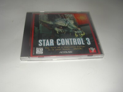 Star Control 3 game by Accolade for PC-CD ROM windows 95 or DOS 5.0