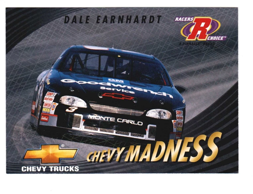 1997 Pinnacle Racers Choice Chevy Madness 5 Jumbo Card Set Gordon Earnhardt - Image 4 of 4