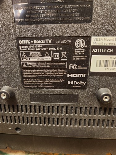 ONN 100012590 24 inch 720p LED Smart TV - Picture 6 of 7