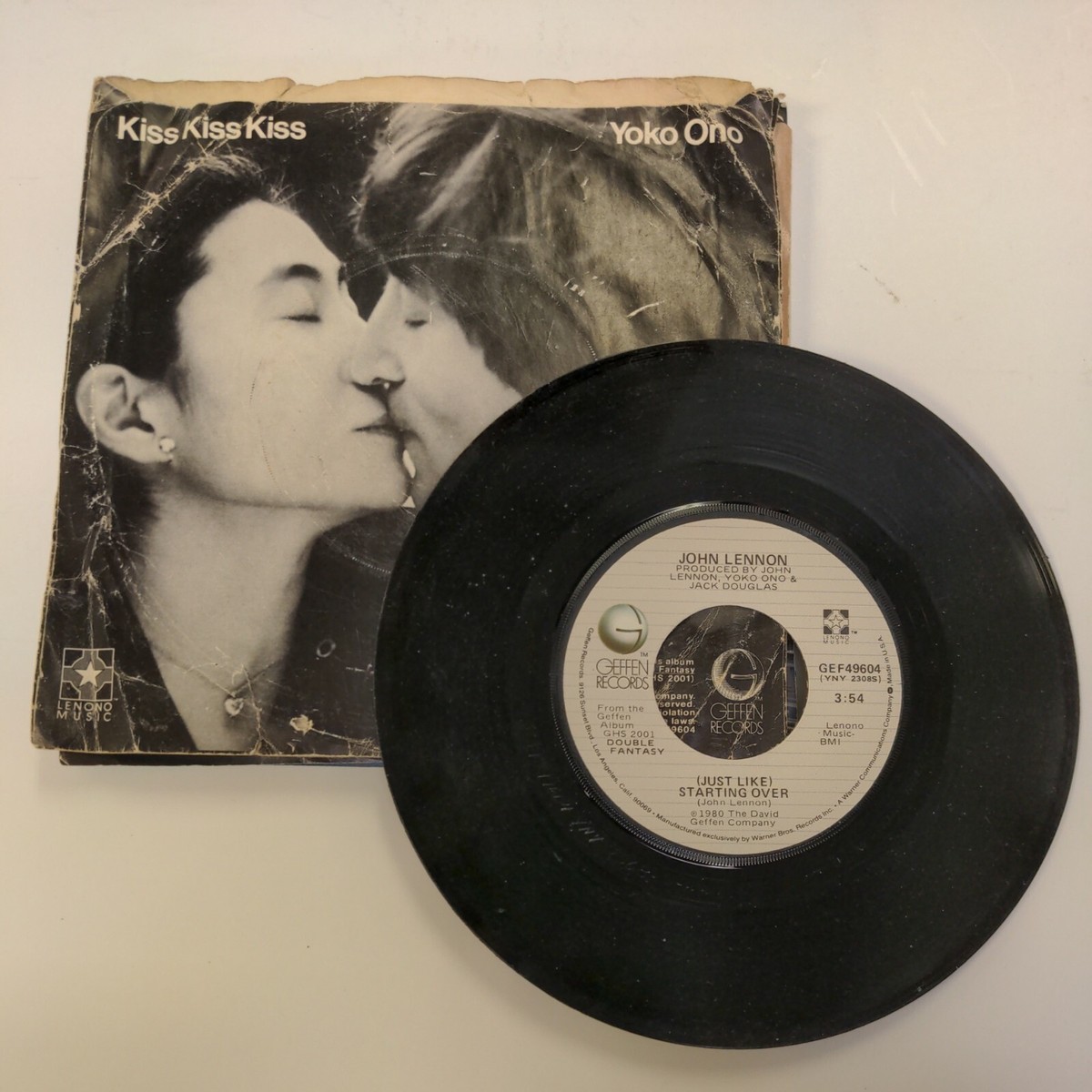 45 Record John Lennon & Yoko Ono (Just Like) Starting Over