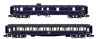 Arnold HN4401 - CIWL Set of 3 Carriages ''Train Bleu'' N Scale 1