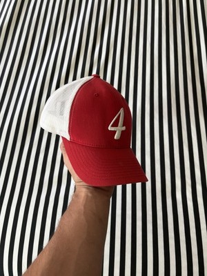 Number 4 Trucker Hat, Unbranded, Adjustable Snap Back