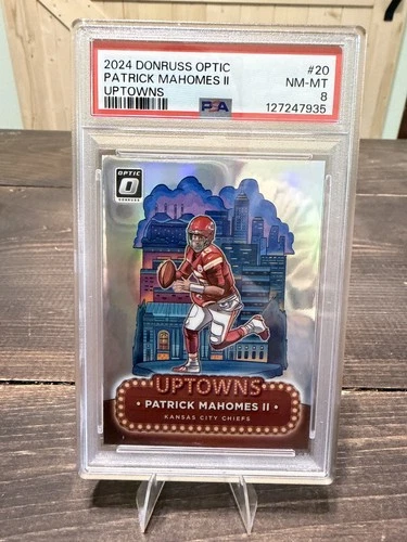 2024 Donruss Optic Patrick Mahomes II Uptown’s Psa 8