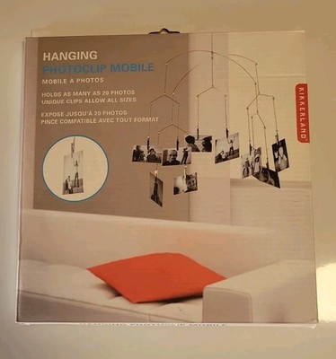 MoMA Kikkerland Hanging Photoclip Mobile Holds 20 Photos Slides Ornaments 