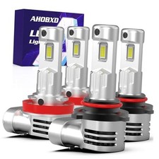 9005 H11 LED Bulbs Combo 60000LM Brightest H11 9005 Bulbs 150W with H11 9005