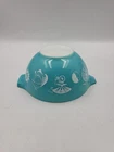 Pyrex Vtg 1958 441 And 444 Hot Air Balloons Cinderella Mixing Bowl 5_berries