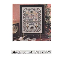 FRUIT SAMPLER CROSS STITCH PATTERN ONLY - YD  QUQ