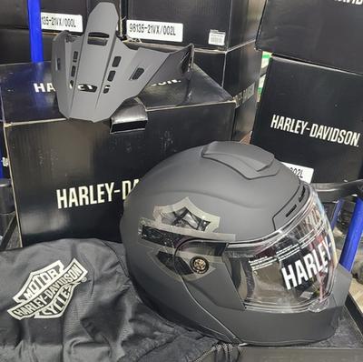 Harley-Davidson FXRG Helmet 98134-21VX - Matte Black, Size: Small