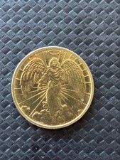 Angel Good Luck Token Collectible Lucky Charm Bronze Coin Spiritual Gift