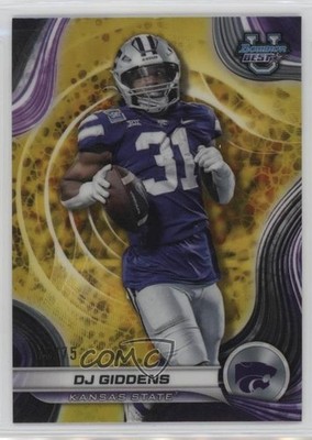2024 Bowman U Yellow Refractor /75 DJ Giddens #58 05jo