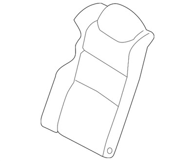 Genuine Nissan Seat Back Cushion Cover 88670-9HF1E