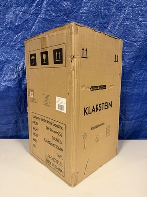 Klarstein Maischfest Beer Brewing Set, Mash Tun, LCD Display Stainless Steel 25L