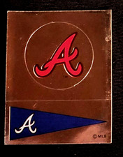 Vintage 1988 Atlanta Braves Team Logo / Pennant Sticker