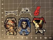 Metallica Sticker Lot 4” Vinyl Sticker Lot, 6 Total Stickers